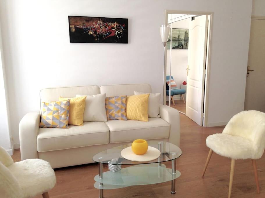 #28 1 Bdr Flat Ac Balcony Hper Central 10Mins To Beach & Old Town Ница Екстериор снимка