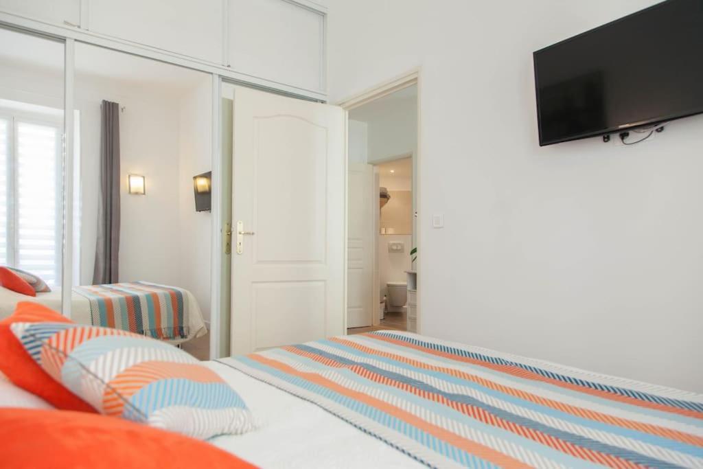 #28 1 Bdr Flat Ac Balcony Hper Central 10Mins To Beach & Old Town Ница Екстериор снимка